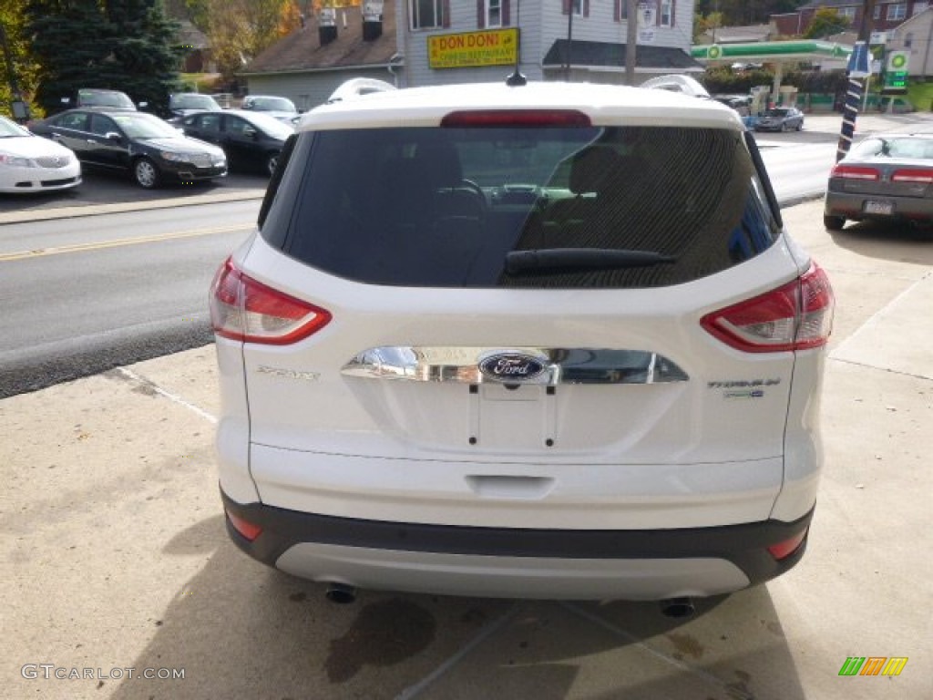 2015 Escape Titanium 4WD - White Platinum Metallic Tri-Coat / Medium Light Stone photo #5