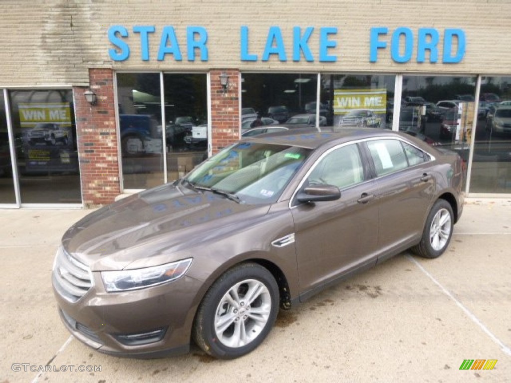 2015 Taurus SEL - Caribou Metallic / Dune photo #1