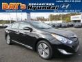 Eclipse Black 2015 Hyundai Sonata Hybrid Limited