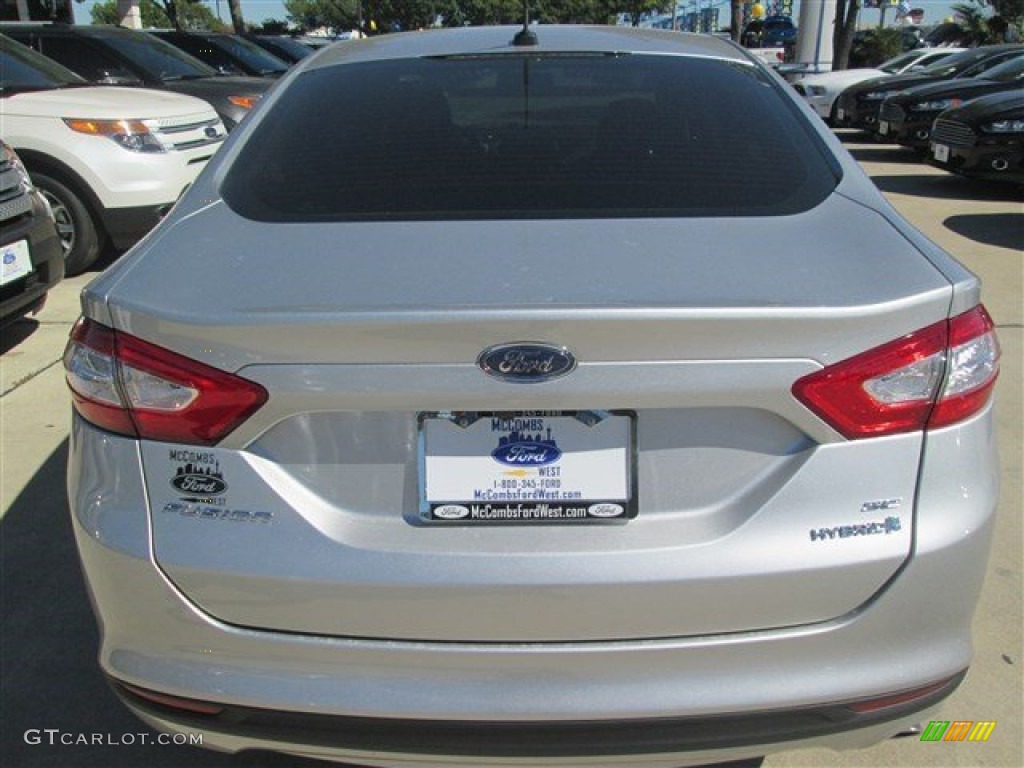 2015 Fusion Hybrid SE - Ingot Silver Metallic / Charcoal Black photo #11