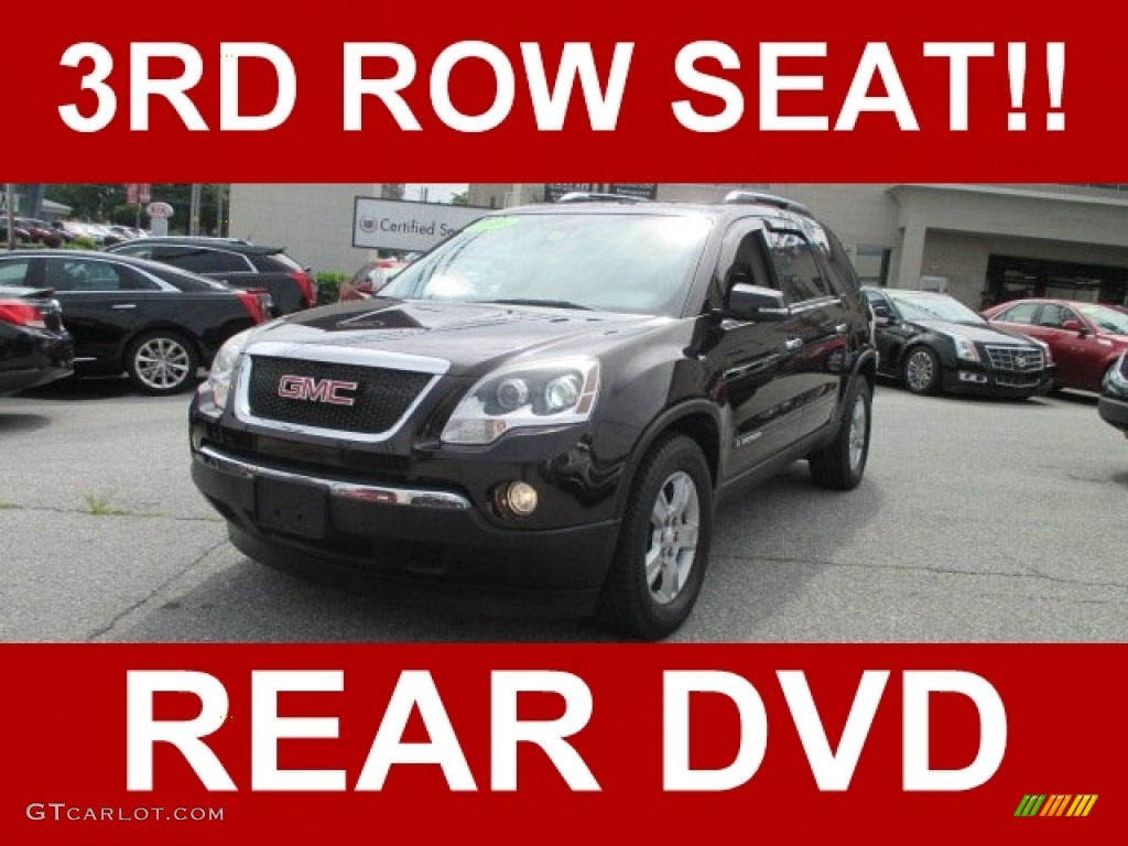 Dark Crimson Red Metallic GMC Acadia