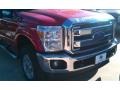 2015 Vermillion Red Ford F250 Super Duty XLT Crew Cab 4x4  photo #2