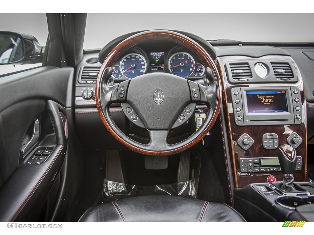 2008 Maserati Quattroporte Executive GT Nero Dashboard Photo #98343099