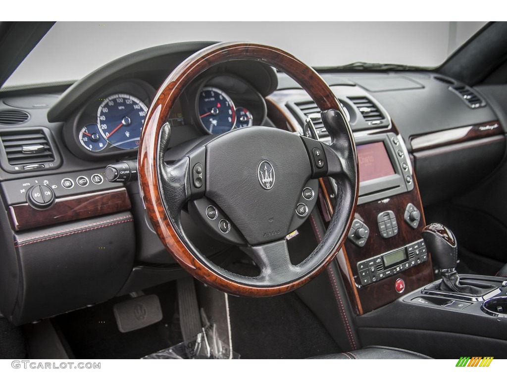 2008 Maserati Quattroporte Executive GT Nero Dashboard Photo #98343552