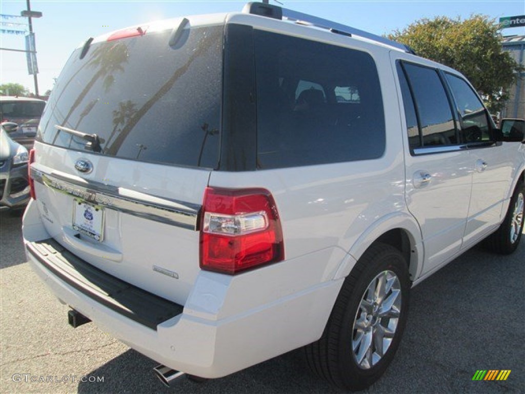 2015 Expedition Limited - White Platinum Metallic Tri-Coat / Dune photo #54