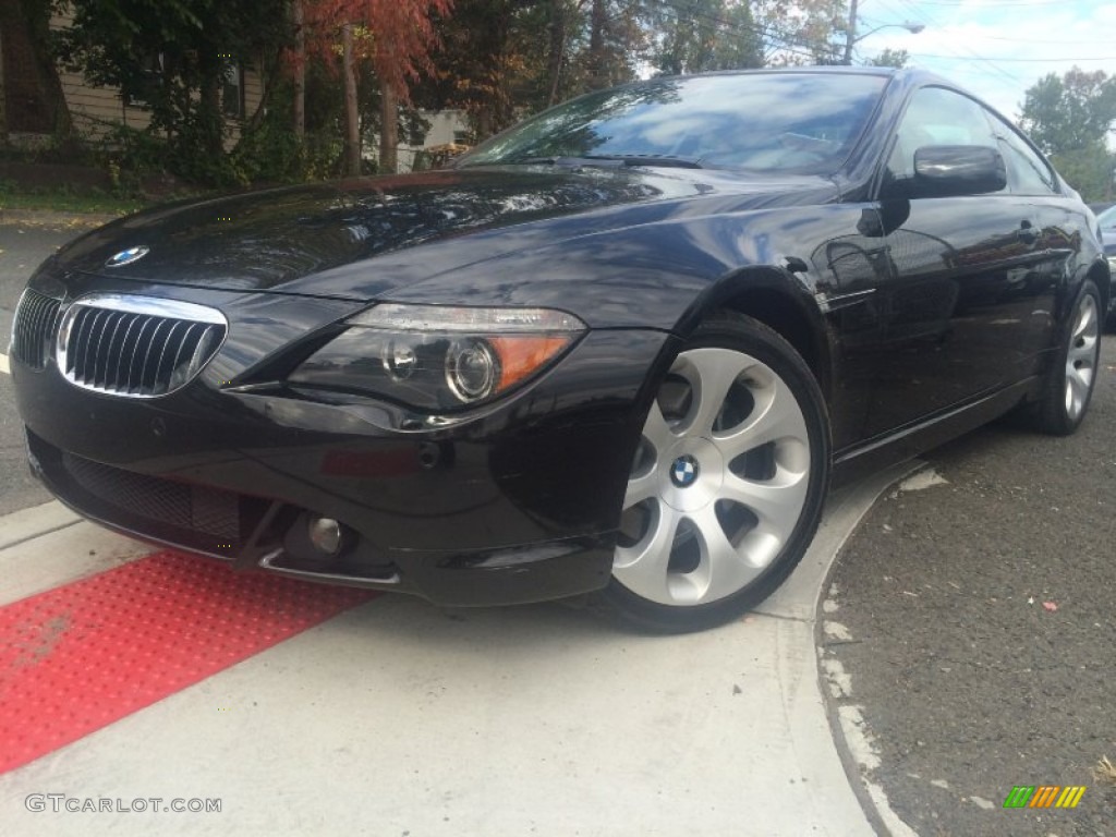 Jet Black 2005 BMW 6 Series 645i Coupe Exterior Photo #98346567