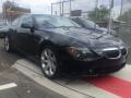 Jet Black - 6 Series 645i Coupe Photo No. 3