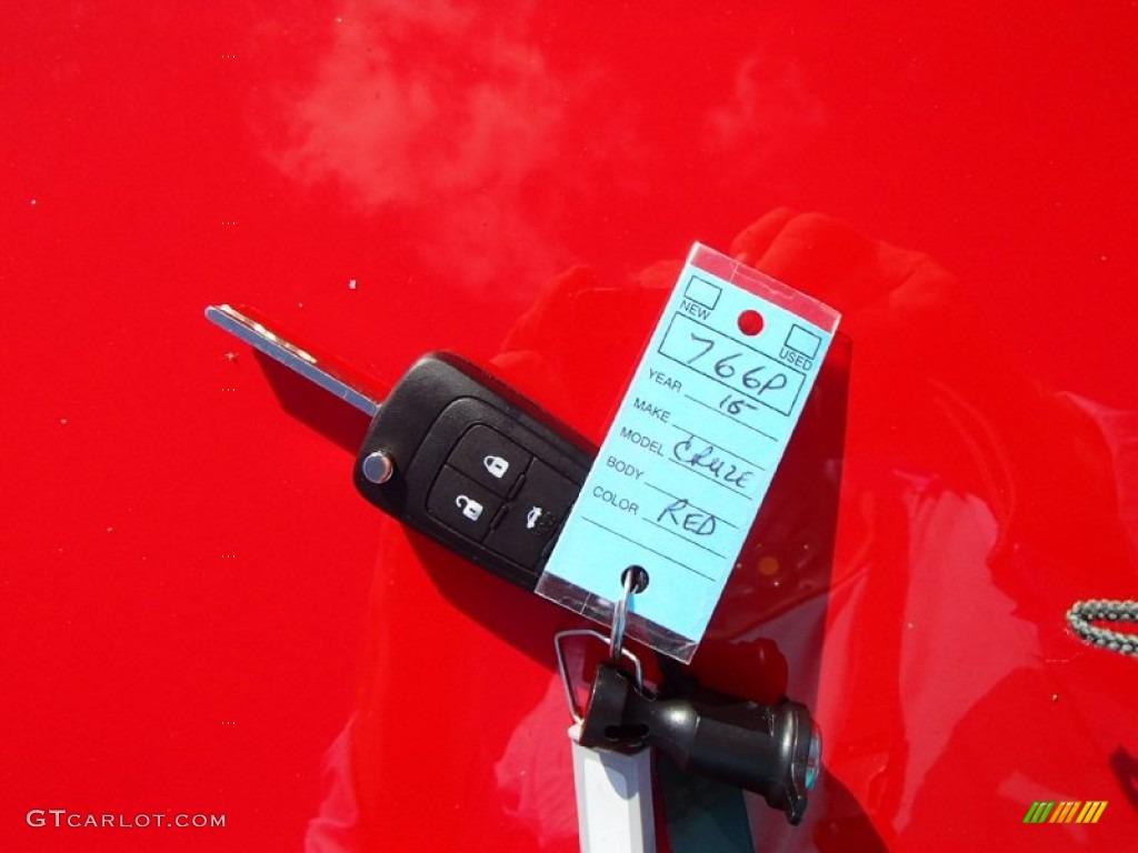 2015 Cruze LS - Red Hot / Jet Black/Medium Titanium photo #10