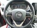 2015 Jeep Cherokee Black Interior Steering Wheel Photo