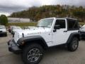 2015 Bright White Jeep Wrangler Rubicon 4x4  photo #1