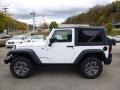 2015 Bright White Jeep Wrangler Rubicon 4x4  photo #2