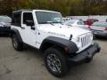 2015 Bright White Jeep Wrangler Rubicon 4x4  photo #7