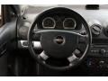 2010 Chevrolet Aveo Charcoal Interior Steering Wheel Photo