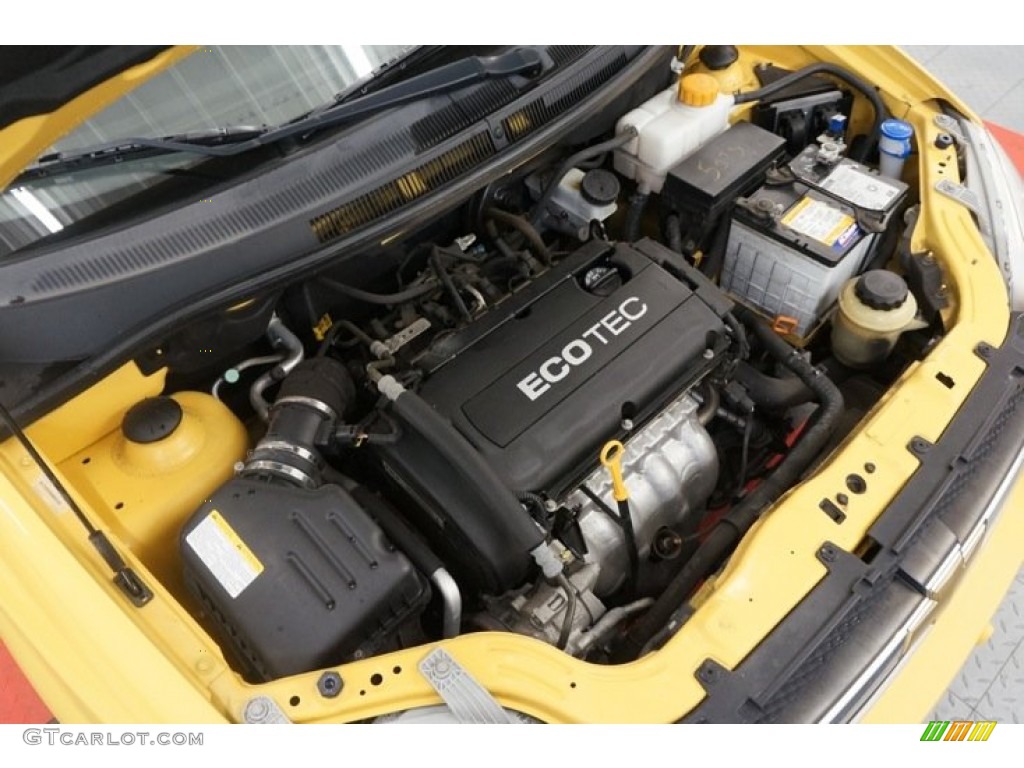 2010 Aveo LT Sedan - Summer Yellow / Charcoal photo #33