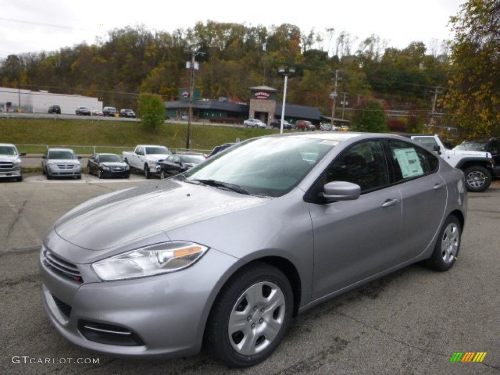 2015 Dart SE - Billet Silver Metallic / Black photo #1