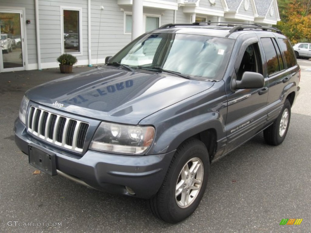 2004 Grand Cherokee Laredo 4x4 - Steel Blue Pearl / Dark Slate Gray photo #3