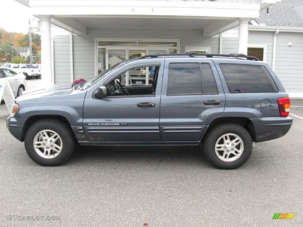 2004 Grand Cherokee Laredo 4x4 - Steel Blue Pearl / Dark Slate Gray photo #4