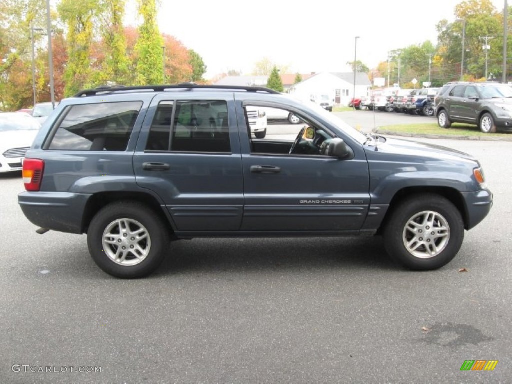 2004 Grand Cherokee Laredo 4x4 - Steel Blue Pearl / Dark Slate Gray photo #8