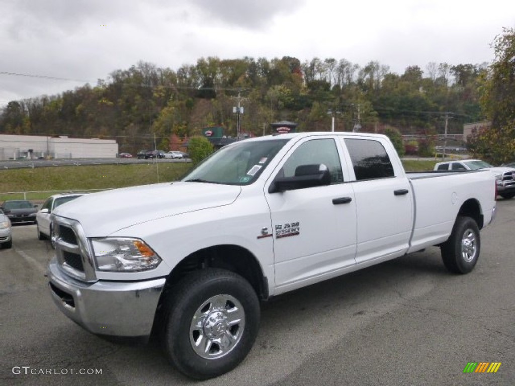 2015 2500 Tradesman Crew Cab 4x4 - Bright White / Black/Diesel Gray photo #1