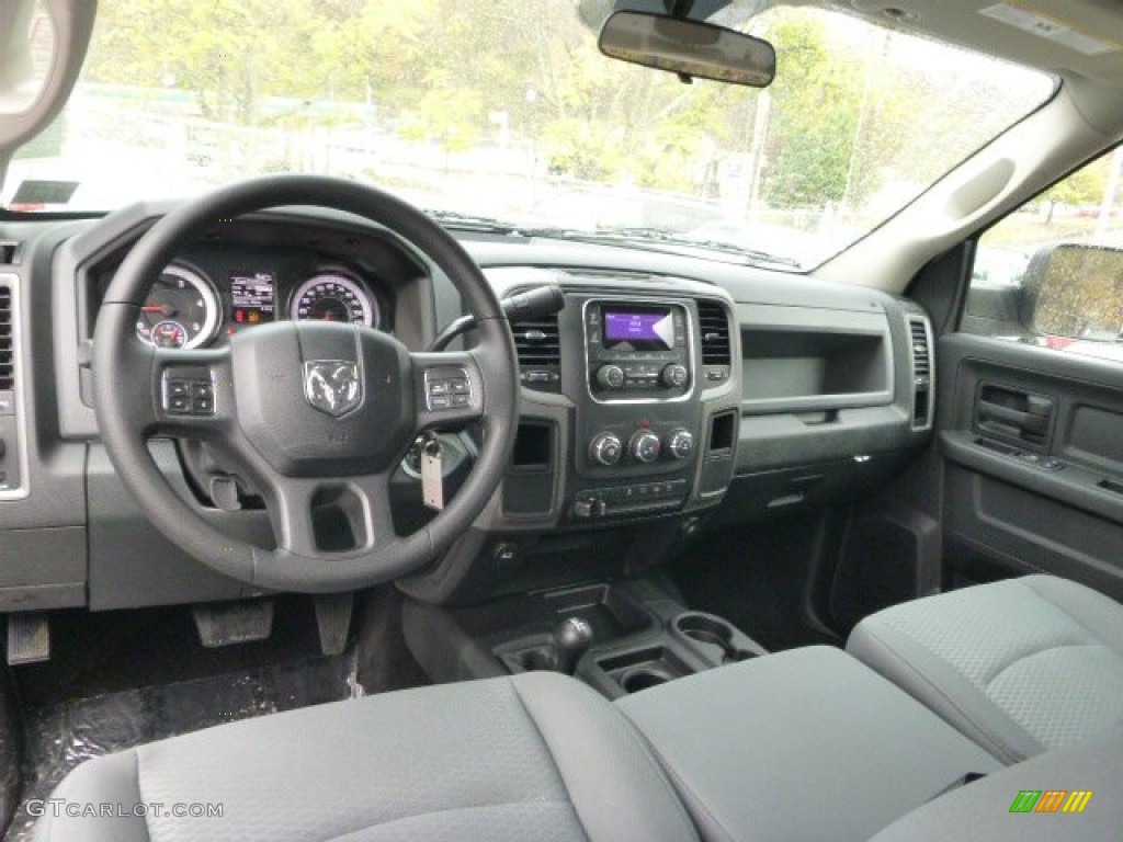 Black/Diesel Gray Interior 2015 Ram 2500 Tradesman Crew Cab 4x4 Photo #98352291