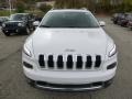 2015 Bright White Jeep Cherokee Limited 4x4  photo #8