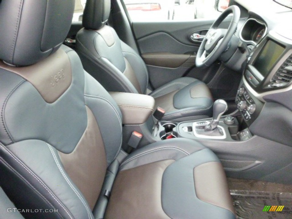 2015 Jeep Cherokee Limited 4x4 Front Seat Photo #98352399