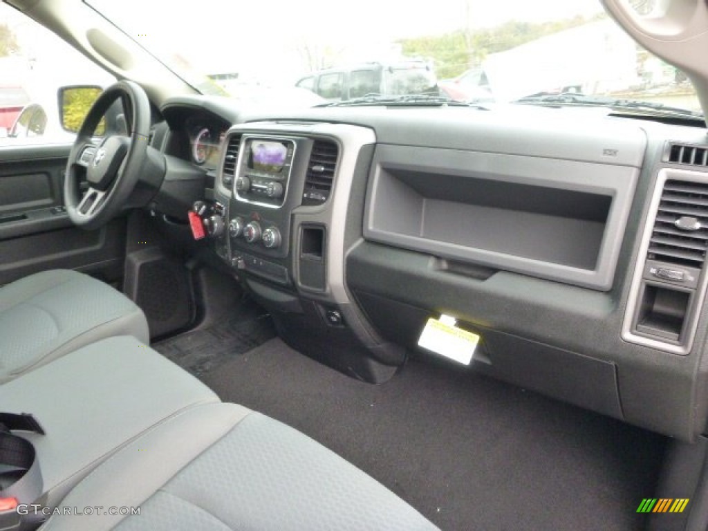 2014 1500 Tradesman Quad Cab 4x4 - Bright Silver Metallic / Black/Diesel Gray photo #11