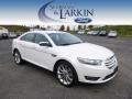 2014 White Platinum Ford Taurus Limited  photo #1