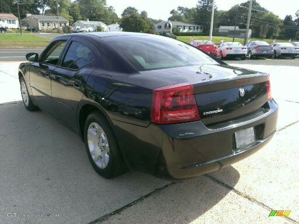 2006 Charger SXT - Brilliant Black Crystal Pearl / Dark Slate Gray/Light Graystone photo #7