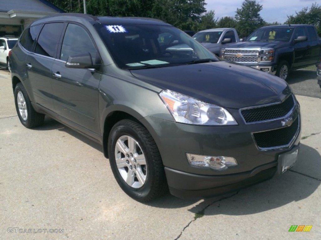 Cyber Gray Metallic 2011 Chevrolet Traverse LT Exterior Photo #98354700