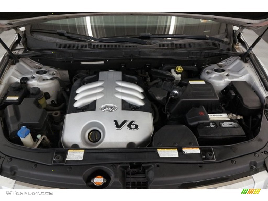 2007 Veracruz GLS AWD - Liquid Silver / Gray photo #31