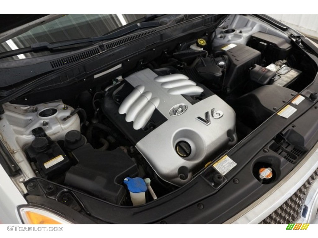 2007 Veracruz GLS AWD - Liquid Silver / Gray photo #33