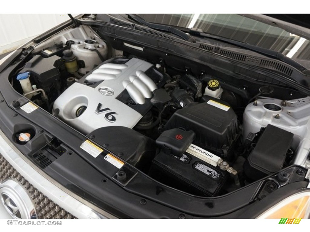 2007 Veracruz GLS AWD - Liquid Silver / Gray photo #34