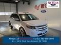 2014 White Platinum Ford Edge SEL  photo #1