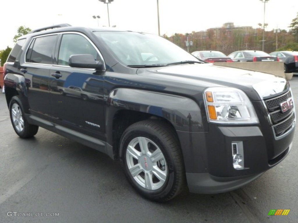 Ashen Gray Metallic 2014 GMC Terrain SLE AWD Exterior Photo #98358516