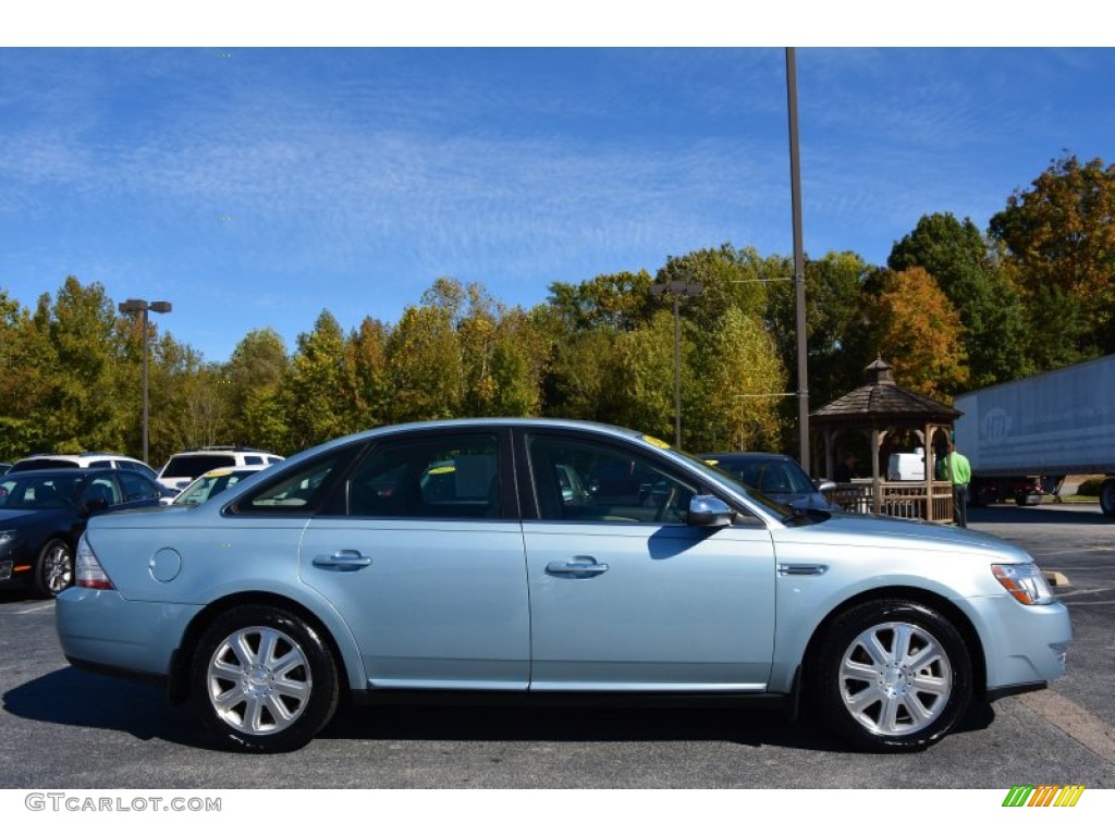 2008 Taurus Limited - Light Ice Blue Metallic / Medium Light Stone photo #2