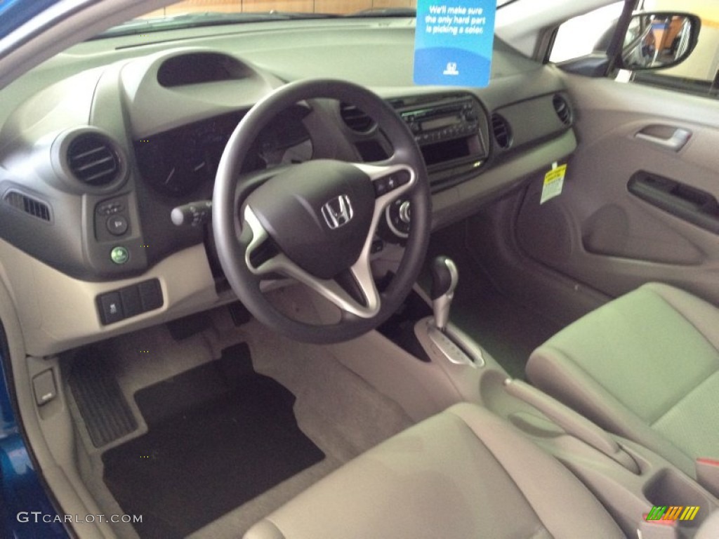 2014 Insight Hybrid - Mediterranean Blue Pearl / Gray photo #3