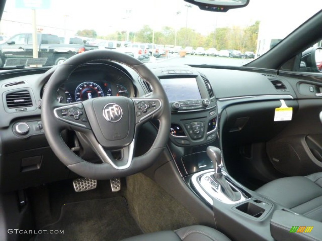 2014 Buick Regal GS Ebony Dashboard Photo #98359090