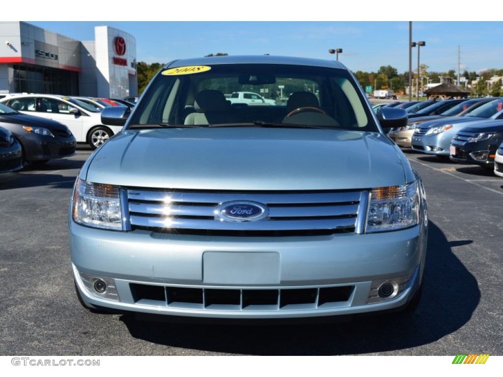 2008 Taurus Limited - Light Ice Blue Metallic / Medium Light Stone photo #26