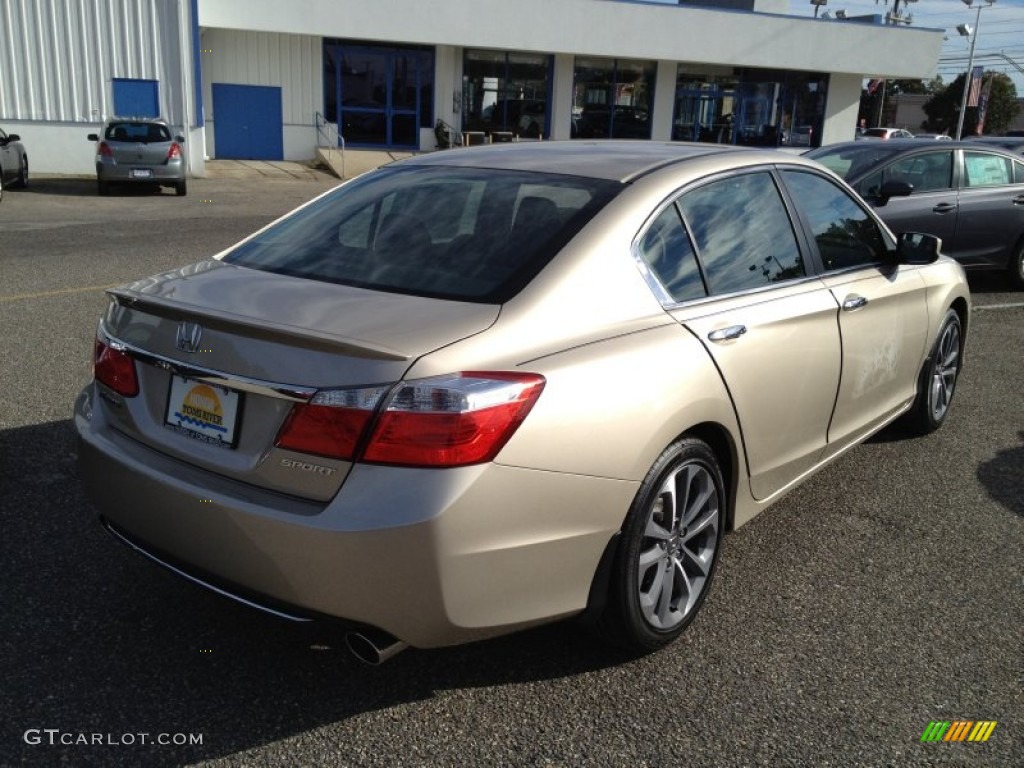 2014 Accord Sport Sedan - Champagne Frost Pearl / Black photo #2