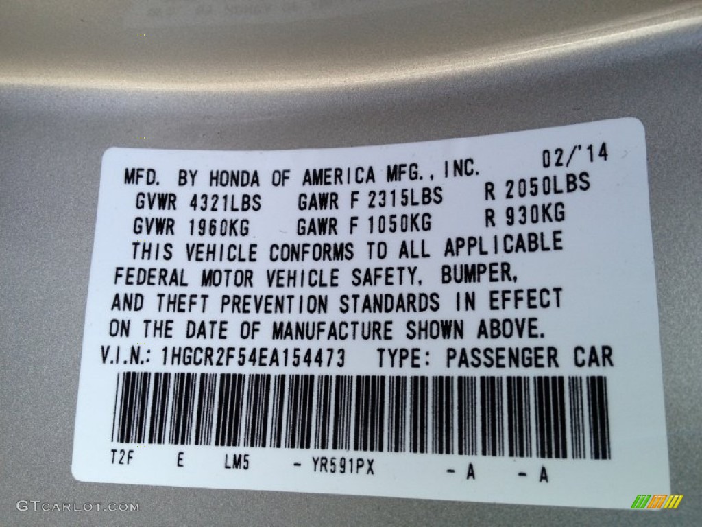 2014 Accord Sport Sedan - Champagne Frost Pearl / Black photo #4