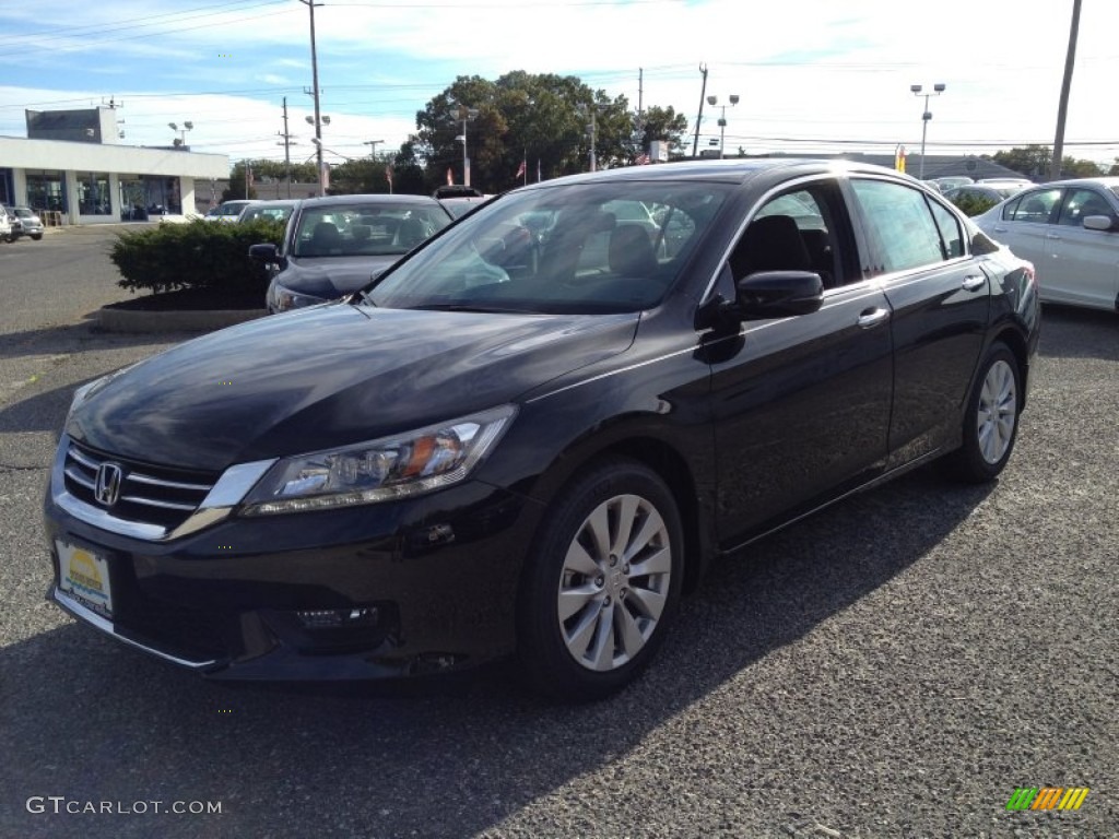 2014 Accord Touring Sedan - Crystal Black Pearl / Black photo #1