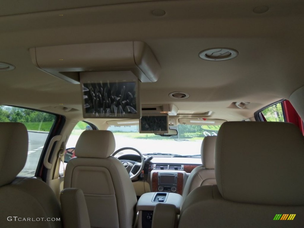 2014 Suburban LTZ 4x4 - Crystal Red Tintcoat / Light Cashmere/Dark Cashmere photo #8