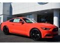 Competition Orange 2015 Ford Mustang EcoBoost Premium Coupe Exterior
