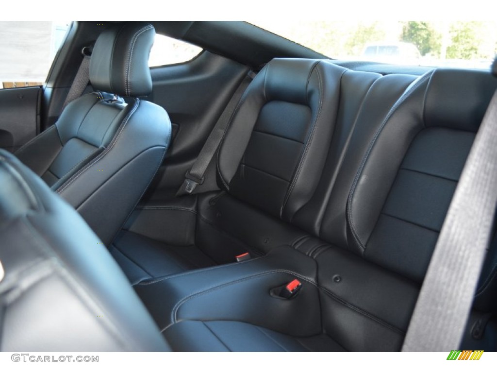 2015 Ford Mustang EcoBoost Premium Coupe Rear Seat Photo #98361105