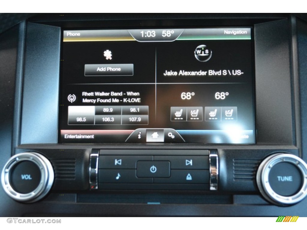 2015 Ford Mustang EcoBoost Premium Coupe Controls Photo #98361195