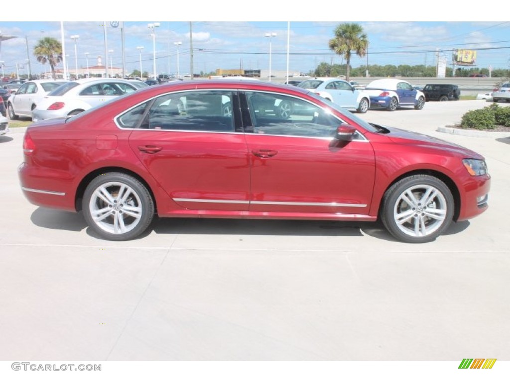 Fortana Red Metallic 2015 Volkswagen Passat TDI SEL Premium Sedan Exterior Photo #98362371