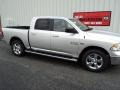 2015 Bright Silver Metallic Ram 1500 Big Horn Crew Cab 4x4  photo #2