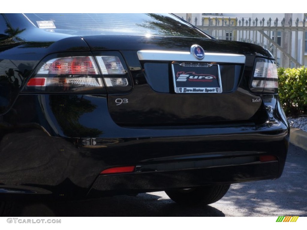 2011 9-3 2.0T Sport Sedan - Black / Parchment photo #2