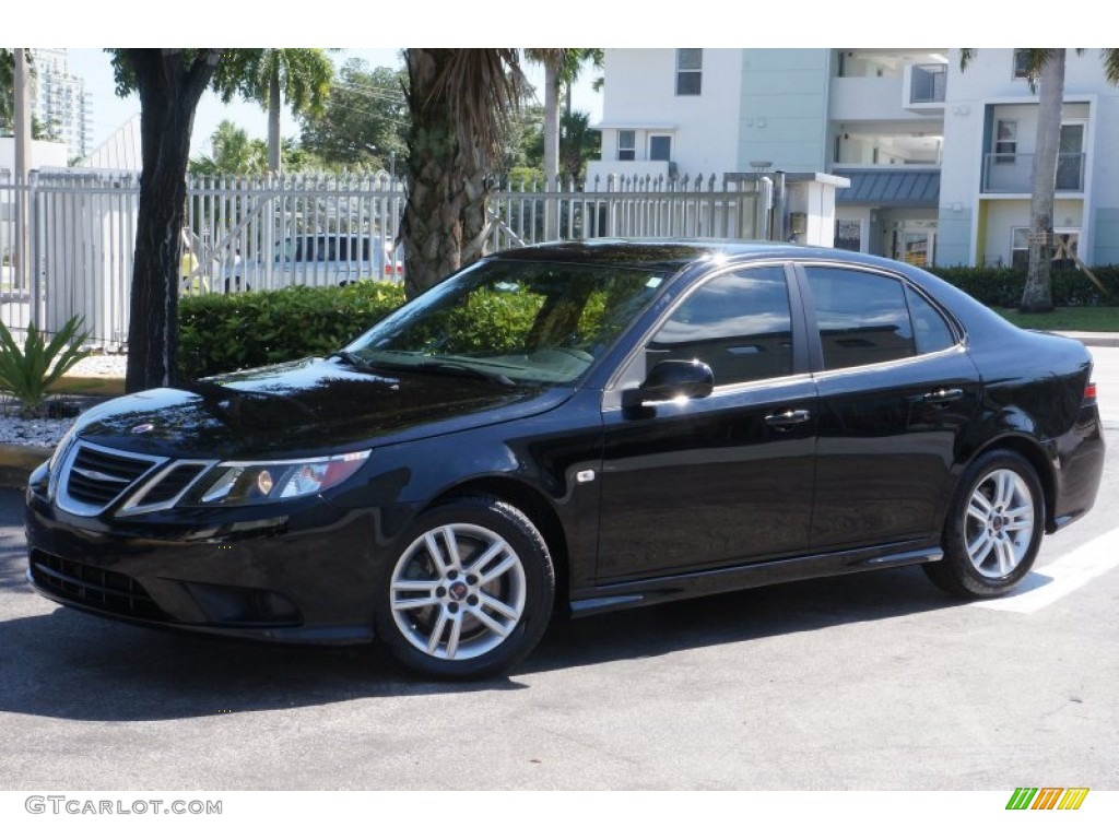 2011 9-3 2.0T Sport Sedan - Black / Parchment photo #3